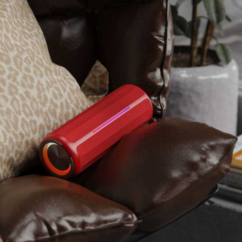 Difuzor Bluetooth cu două difuzoare, baterie încorporată 1200–2000mAh, 10W putere, Bluetooth 5.3, rază de acțiune 10 m