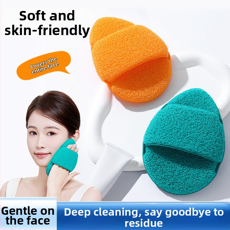 GECOMO PVA tīrīšanas sūklis sejai – ekstra liela, biezināta, ikdienas lietotājiem; izcelsme Guangdong