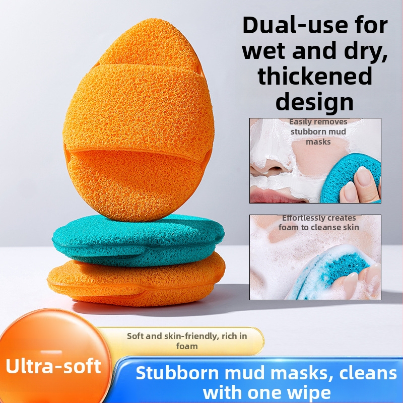 GECOMO PVA veido valymo kempinė veidui – ekstra didelė, sutankinta, įprastiems vartotojams; kilmė Guangdong