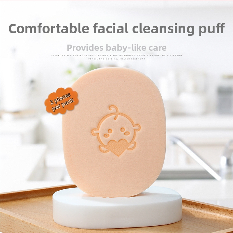 Marion PVA vlhká pudrová hubka na tvár pre hydratáciu, hlboké čistenie a odstraňovanie make-upu (2 ks)