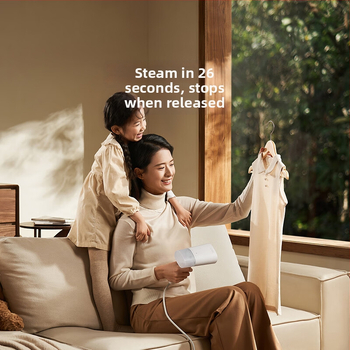 Rokas drēbju tvaika gludināšanas ierīce, saliekama, 1300 W, 110–240 V, tvertnes tilpums līdz 0,8 l, 2 tvaika režīmi