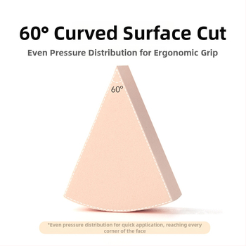 Vienreizējās lietošanas trīsstūra pūdera sūklis grims, sausai un mitrai lietošanai, materiāls: sūklis, 15 gab. iepakojumā