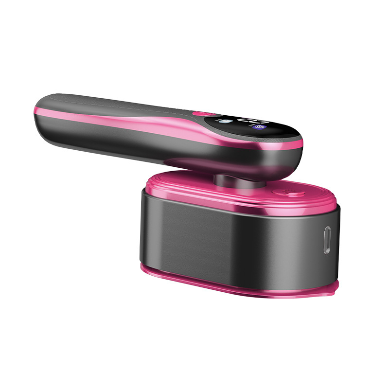 Rokas drēbju tvaika gludināšanas iekārta, portatīva ar 3 temperatūras iestatījumiem, alumīnija liešanas tvertne, 110/220V AC barošana, tilpums zem 0,8 L