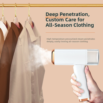 Amoi rokas gludināšanas iekārta drēbēm ar tvaiku – 1000W, 111–240V, nerūsējošā tērauda iekšējais, tilpums <0,8L