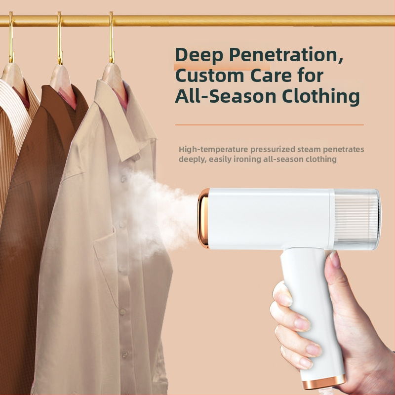 Amoi rokas gludināšanas iekārta drēbēm ar tvaiku – 1000W, 111–240V, nerūsējošā tērauda iekšējais, tilpums <0,8L