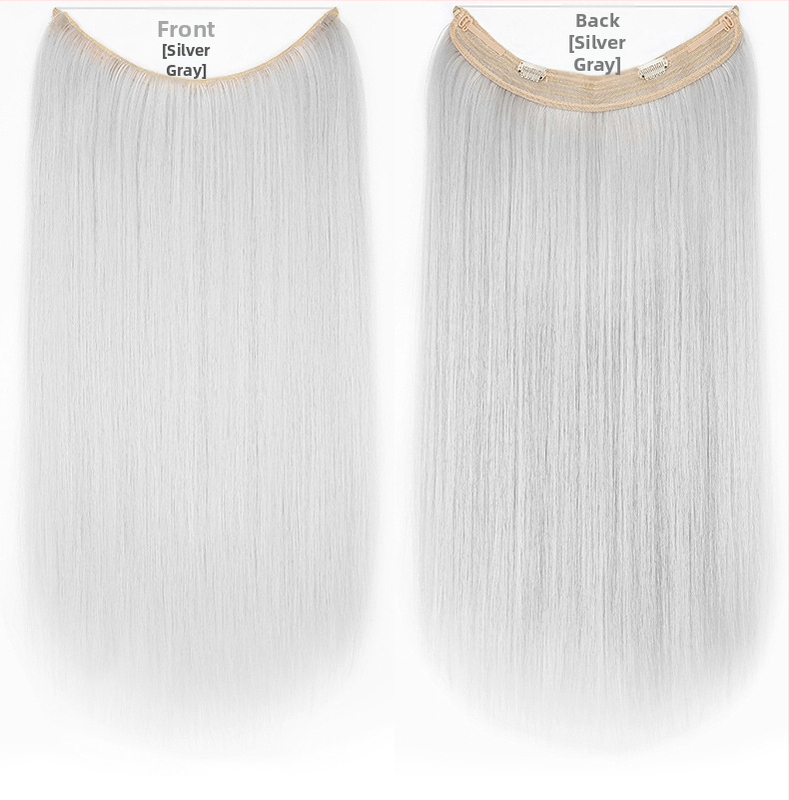 Moteriška plaukų peruka su tiesiais plaukais, aukštos temperatūros pluoštas, modelis su tinkline juosta, galima dažyti