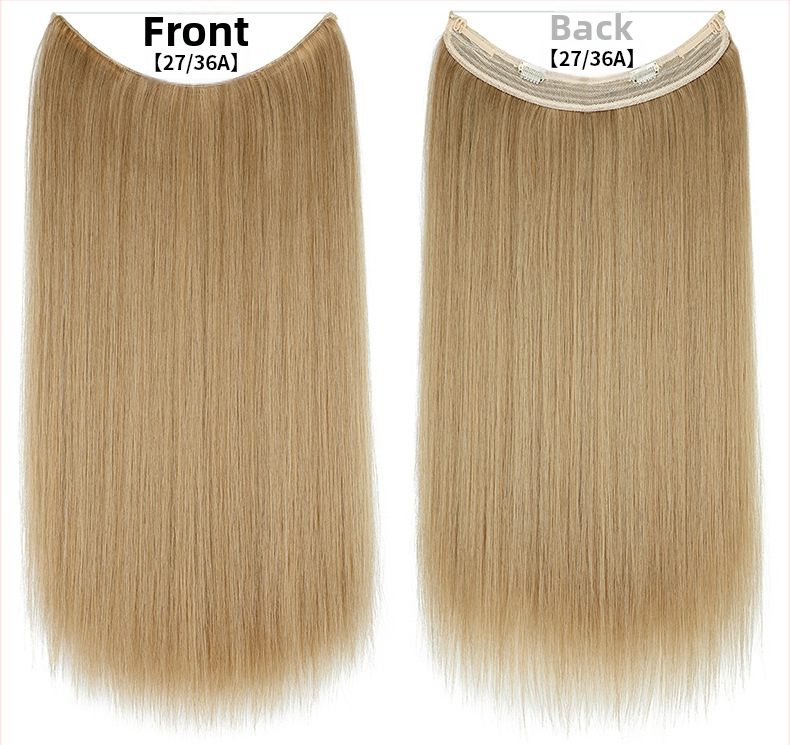 Moteriška plaukų peruka su tiesiais plaukais, aukštos temperatūros pluoštas, modelis su tinkline juosta, galima dažyti