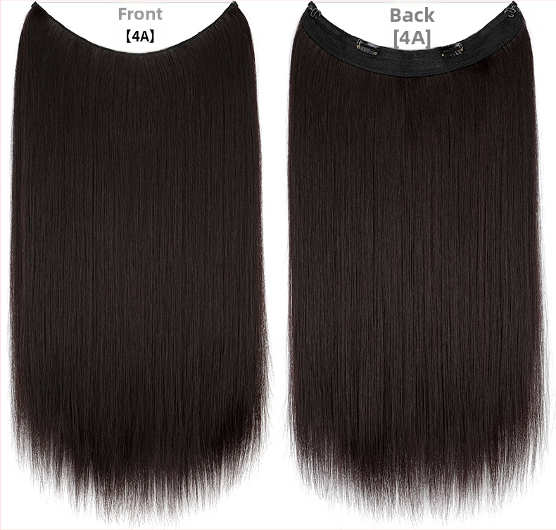 Moteriška plaukų peruka su tiesiais plaukais, aukštos temperatūros pluoštas, modelis su tinkline juosta, galima dažyti