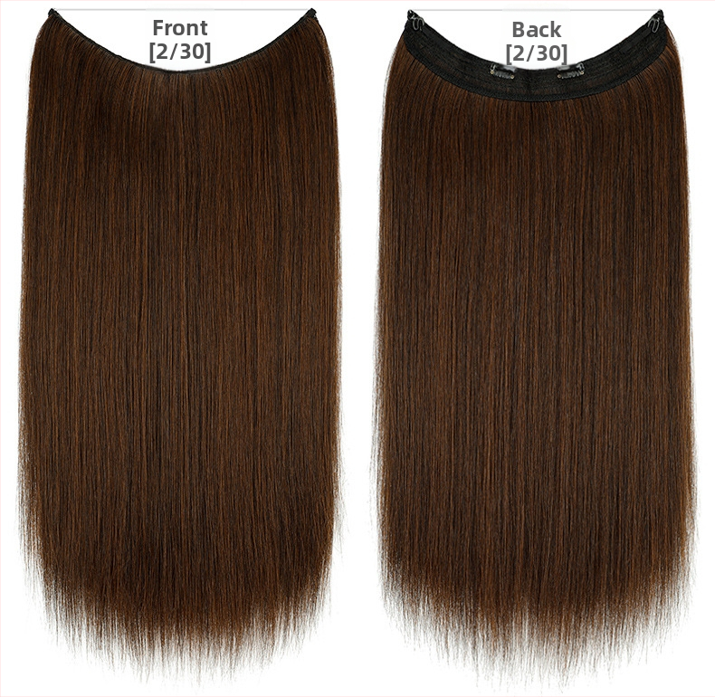 Moteriška plaukų peruka su tiesiais plaukais, aukštos temperatūros pluoštas, modelis su tinkline juosta, galima dažyti