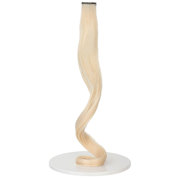 Перука за жени с дълги къдрави кичури, клип-ин, обемна, може да се боядиса, термоустойчива синтетика