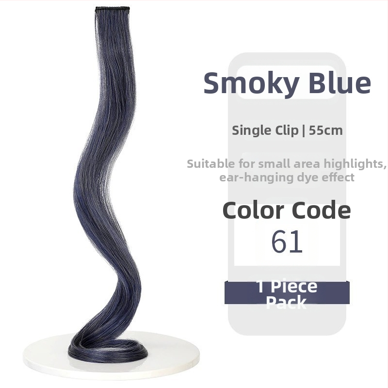 Перука за жени с дълги къдрави кичури, клип-ин, обемна, може да се боядиса, термоустойчива синтетика