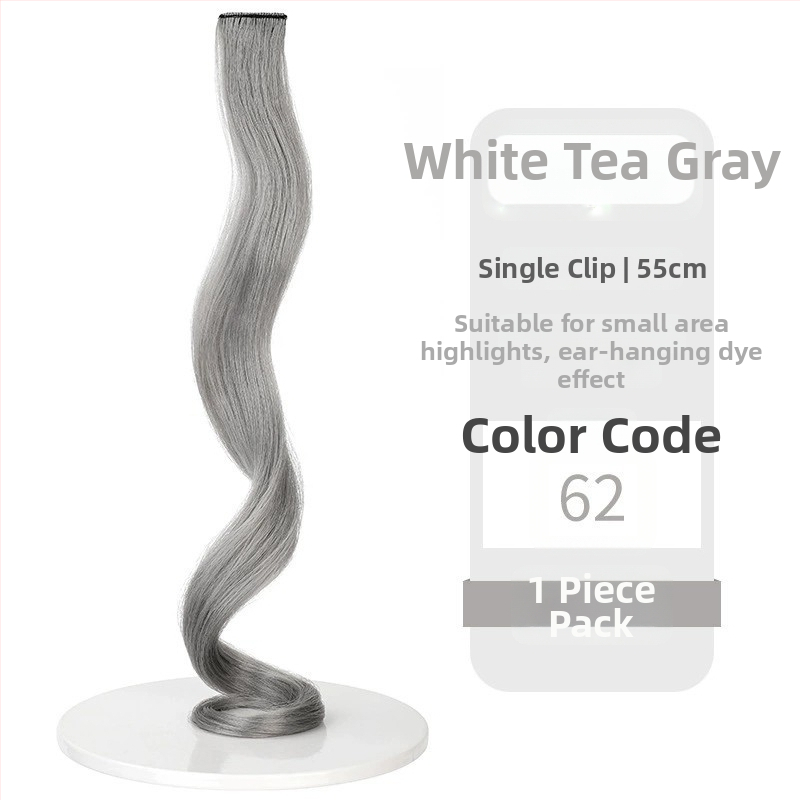 Перука за жени с дълги къдрави кичури, клип-ин, обемна, може да се боядиса, термоустойчива синтетика