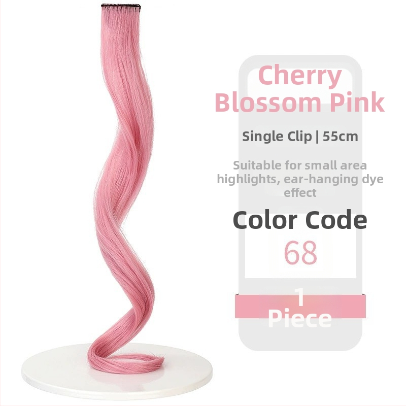 Перука за жени с дълги къдрави кичури, клип-ин, обемна, може да се боядиса, термоустойчива синтетика