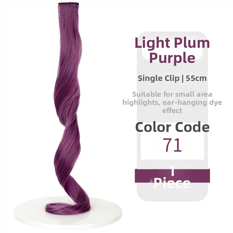 Перука за жени с дълги къдрави кичури, клип-ин, обемна, може да се боядиса, термоустойчива синтетика