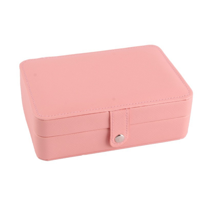 Portatīvā divlīmeņu PU ādas juvelierizstrādājumu kastīte, ūdensizturīga, juvelierizstrādājumu uzglabāšanai