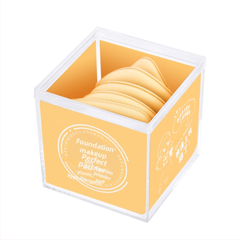 Pamatgrims sūklis ar dubultu lietošanu (sausais/mitrais), hidrofilais bezlateksa materiāls, trīsstūraina un pilienveidīga forma, 6 gab. Jiaoposi komplekts