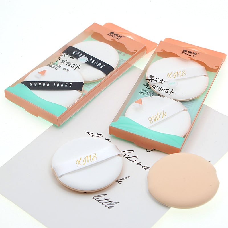 Xinlilai 2 gab. mitrā/saus pūdera sūklis, olīvas formas, sintētiska sūklis, iepakojums 1200