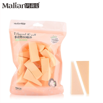 Marianne SBR pūderes pūdelis trīsstūra forma 3D sausai un mitrai lietošanai