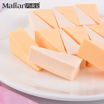 Marianne SBR pūderes pūdelis trīsstūra forma 3D sausai un mitrai lietošanai