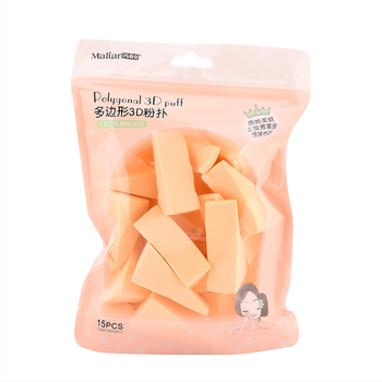 Marianne SBR pūderes pūdelis trīsstūra forma 3D sausai un mitrai lietošanai