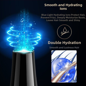 Plaukų džiovintuvas namų naudojimui, didelė galia 800 W, DC variklis, sulankstoma rankena, vienas antgalis, karštas/šaltas oras