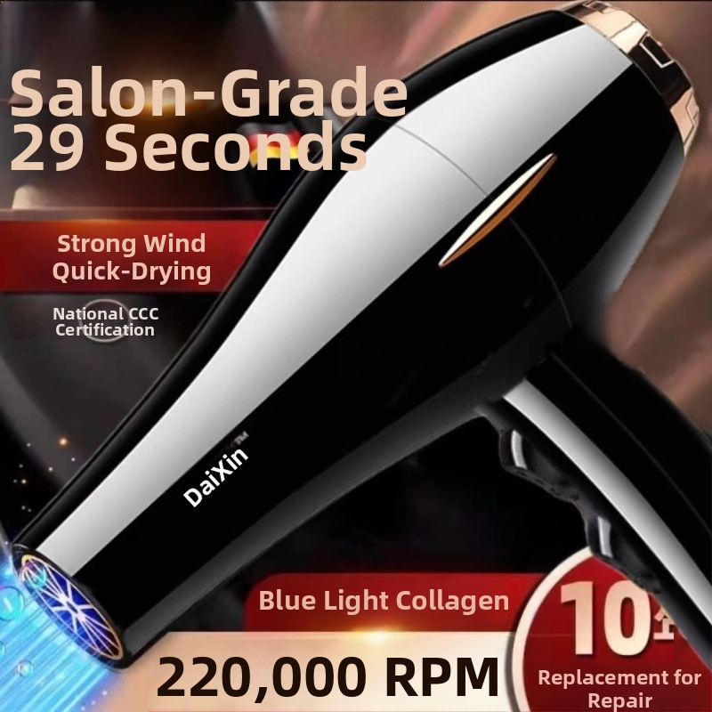 Sušič vlasov pre domácnosť, vysoký výkon 800 W, DC motor, skladacia rukoväť, jednosmerná dýza, studený/horúci vzduch