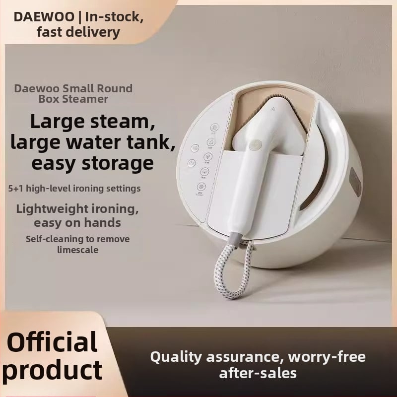 Daewoo Roku tērpu tvaika gludināšanas ierīce – USB barošana, 2180W, 0.8L tilpums, saliekama, 5+ temperatūras līmeņi