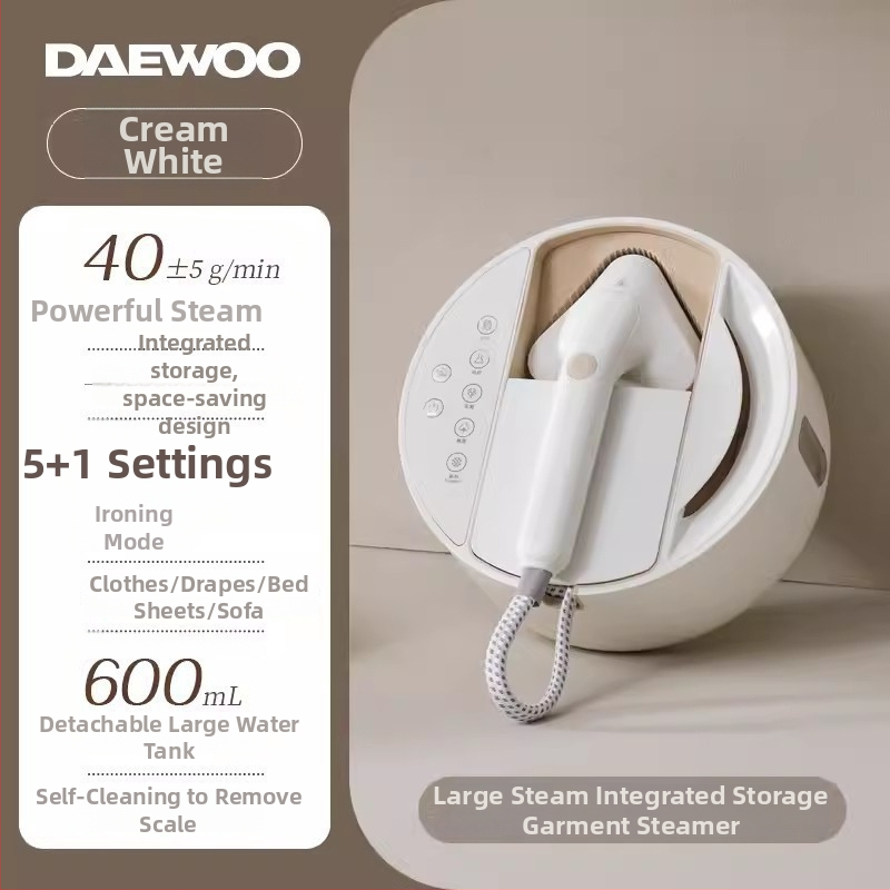 Daewoo Roku tērpu tvaika gludināšanas ierīce – USB barošana, 2180W, 0.8L tilpums, saliekama, 5+ temperatūras līmeņi