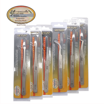 Roostevabast terasest ripsmete siirdamise pinsetid, antistatistlikud, kõrge täpsus, kaubamärk myaokue-up