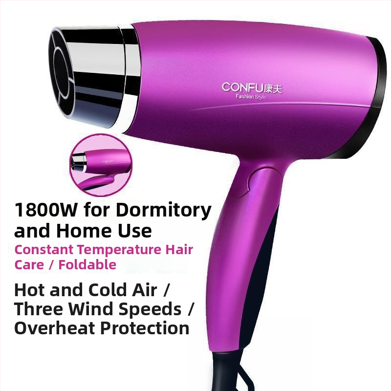 Confu 3110 sušič vlasov pre domáce použitie, 1800W, 220V, skladací, ochrana proti prehrievaniu