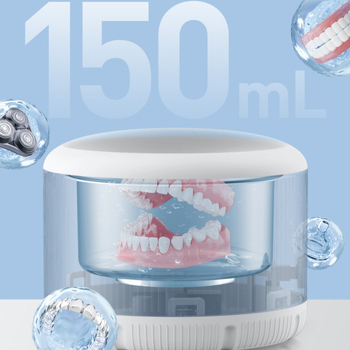 Curățător ultrasonic pentru aparat dentar, retainer, ochelari și bijuterii – dispozitiv de curățare multifuncțional pentru uz casnic, alimentare USB, 12V, 20W, 300 ml