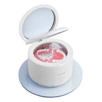 Curățător ultrasonic pentru aparat dentar, retainer, ochelari și bijuterii – dispozitiv de curățare multifuncțional pentru uz casnic, alimentare USB, 12V, 20W, 300 ml