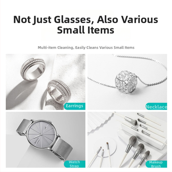 Curățător ultrasonic pentru bijuterii și ceasuri GA03, alimentare USB, capacitate 301–500 ml, putere 10 W, bază HIPS+ABS