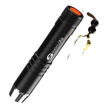 Fener za identifikaciju jadea s UV svjetlom 365 nm - tijelo od aluminijske legure, punjiva baterija s punjačem, ručno napajanje, LED svjetlo