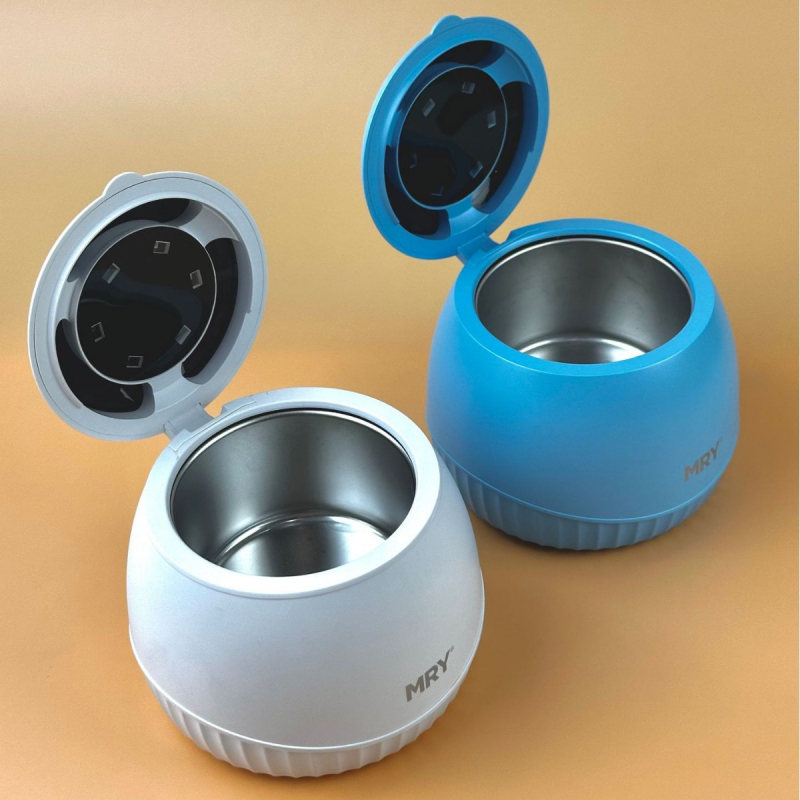 Mașină de curățare cu ultrasunete pentru uz casnic, 45 kHz, alimentare USB, 12V, 300 ml, pentru curățarea protezelor și bijuteriilor