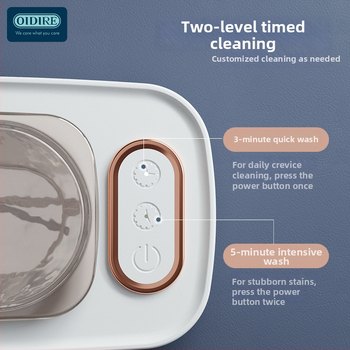 Mașină ultrasonică de curățare pentru ochelari, aparat dentar, ceasuri și bijuterii, 47 kHz, 220 V, 301–500 ml, funcționare mecanică