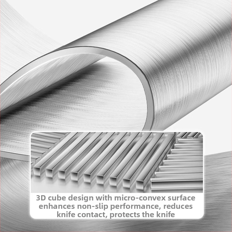 Nerūdijančio plieno pjaustymo lenta, antibakterinė, priešpelėšinė, dvipusė, Nordic stiliaus, CX Cixun, Kilmė Yiwu