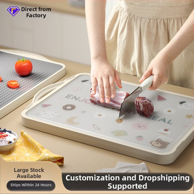 Nerūdijančio plieno pjaustymo lenta, antibakterinė, priešpelėšinė, dvipusė, Nordic stiliaus, CX Cixun, Kilmė Yiwu