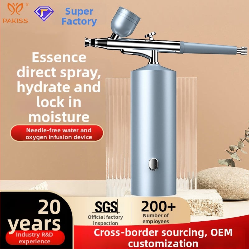 Rankinis veido hidratacijos prietaisas su nano purkštuvu, nešiojamas, įmontuota 800–1000mAh baterija, IPX0, namų naudojimui