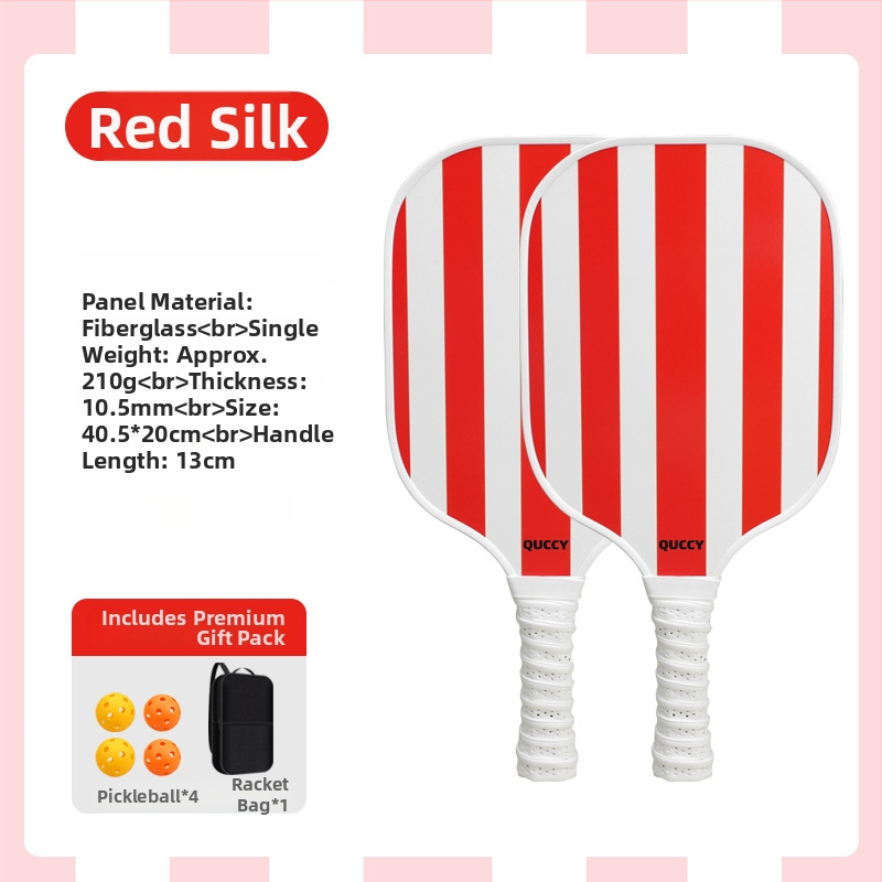 Pickleballi rekettide komplekt - süsinikfiiber rekettid, bränd Neli, 210 g iga reketi kohta; sisaldab 2 rekette, 4 palli ja kotti, kogukaal 540 g