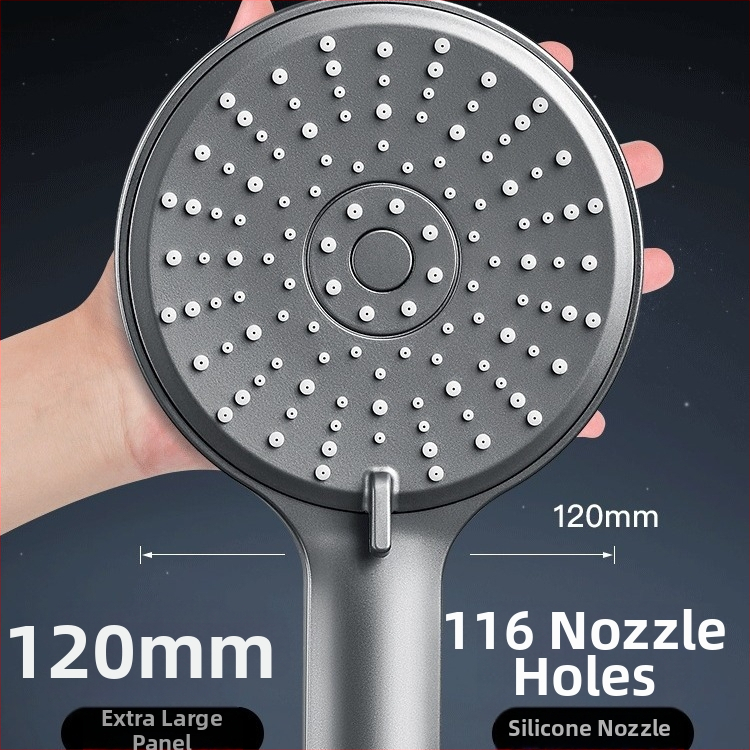 LD-233HU-1 Κεφαλή ντους υπό πίεση – Λειτουργία βροχής, Ανοξείδωτος χάλυβας, Κυκλικό σχήμα, Χειροκίνητη εγκατάσταση, Λειτουργεί με ζεστό και κρύο νερό