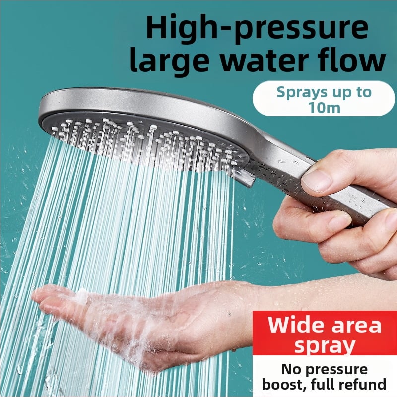 LD-233HU-1 Κεφαλή ντους υπό πίεση – Λειτουργία βροχής, Ανοξείδωτος χάλυβας, Κυκλικό σχήμα, Χειροκίνητη εγκατάσταση, Λειτουργεί με ζεστό και κρύο νερό