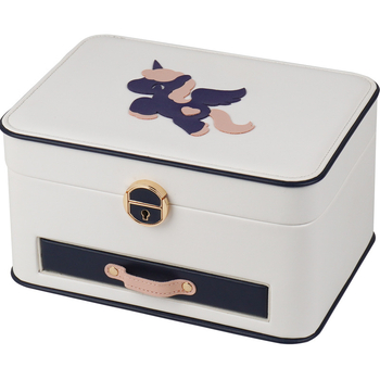 Juvelyrinių dėžučių su vienaragio motyvu, didelė talpa, anime raštas, Cortical medžiaga