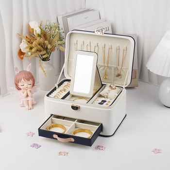 Juvelyrinių dėžučių su vienaragio motyvu, didelė talpa, anime raštas, Cortical medžiaga