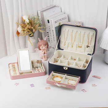 Juvelyrinių dėžučių su vienaragio motyvu, didelė talpa, anime raštas, Cortical medžiaga