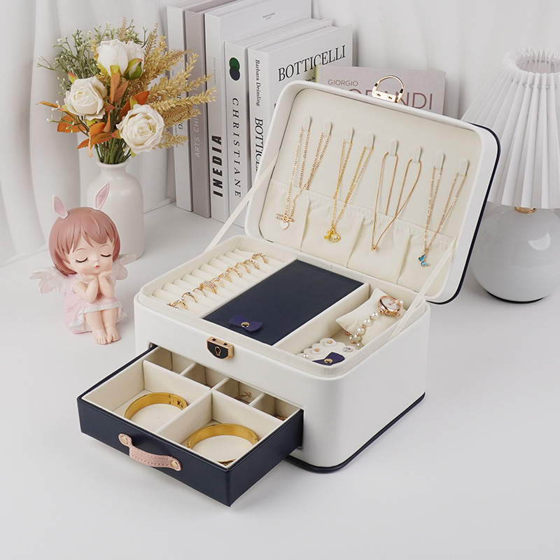 Juvelyrinių dėžučių su vienaragio motyvu, didelė talpa, anime raštas, Cortical medžiaga