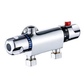 Θερμοστατικός διανομέας ανάμιξης νερού, μοντέλο 5541, χαλκός, λειτουργία 80°C, επίτοιχος εγκατάσταση, κεραμικός πυρήνας βαλβίνας