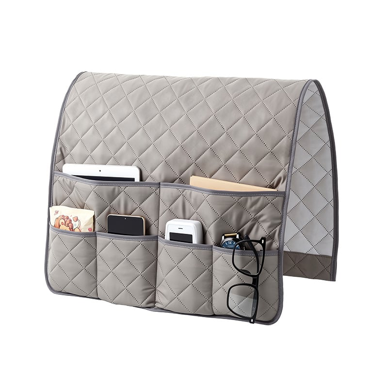 Uzglabāšanas pakaramais organizators — Liela SF pakarināmā soma, materiāls Chun yafang, vienkāršs un mūsdienīgs plakanais dizains, daudzfunkcionāls žurnāliem, tālvadības pultīm, kosmētikai un grāmatām.