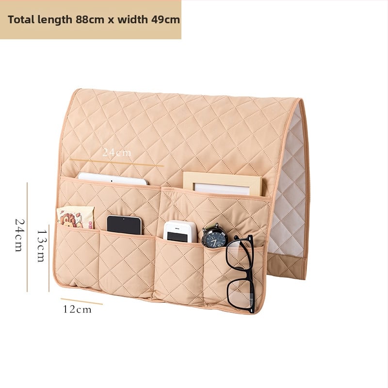 Uzglabāšanas pakaramais organizators — Liela SF pakarināmā soma, materiāls Chun yafang, vienkāršs un mūsdienīgs plakanais dizains, daudzfunkcionāls žurnāliem, tālvadības pultīm, kosmētikai un grāmatām.