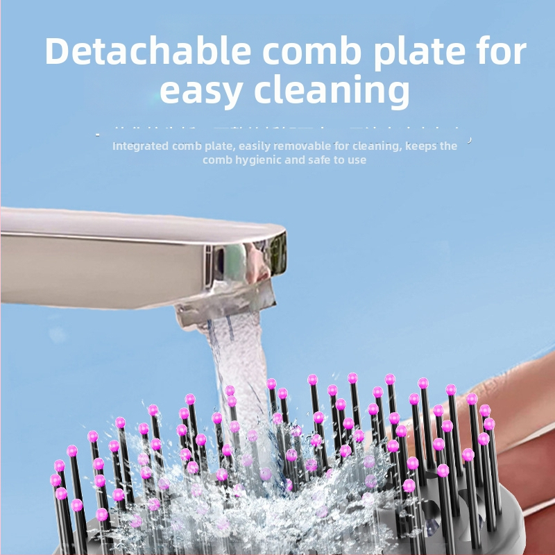 Pieptene de masaj cu spray multifuncțional XYT-0808 – calmarea scalpului, utilizare universală, greutate 470 g